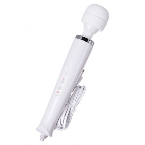 Белый жезловый вибромассажер L'EROINA Super Massager