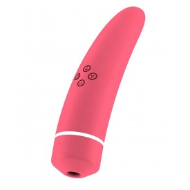 Розовый вакуумный клиторальный вибромассажер Personal vibrator HIKY