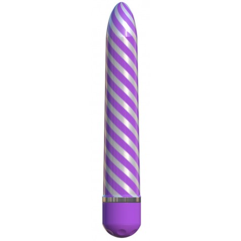 Фиолетовый вибратор Sweet Swirl Vibrator - 21,3 см.